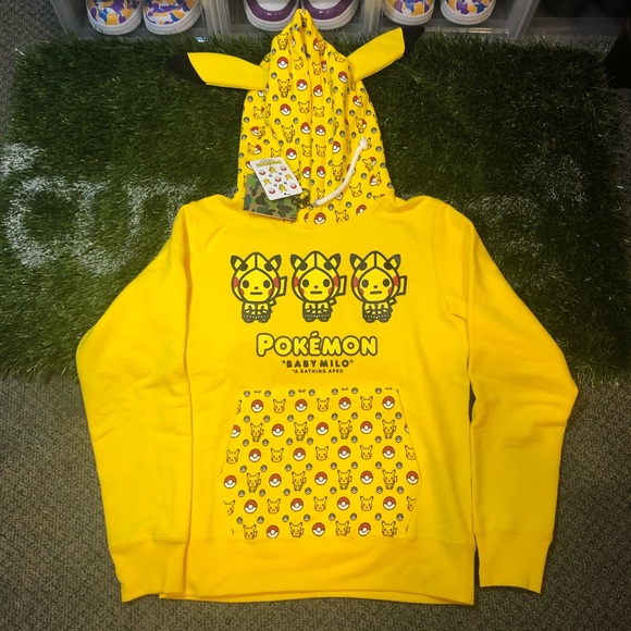 pikachu pullover hoodie